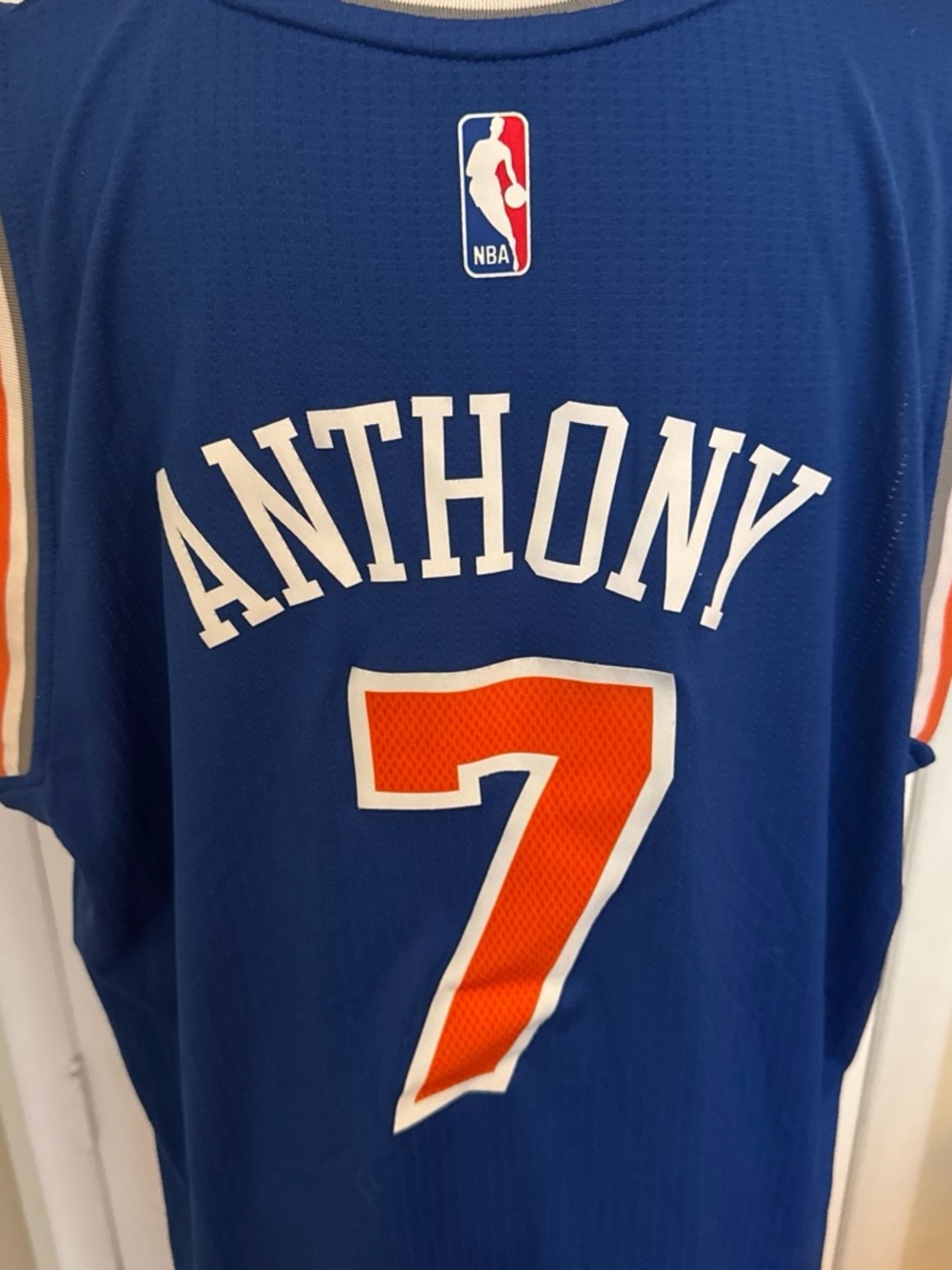 Adidas Carmelo Anthony New York Knicks #7 Swingman Jersey XXL +2 NBA 2014